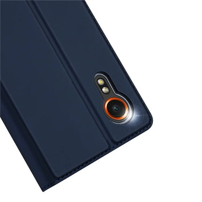DUX DUCIS Skin Pro Series For Samsung Galaxy Xcover 7 Case PU Leather Card Slot Phone Shell
