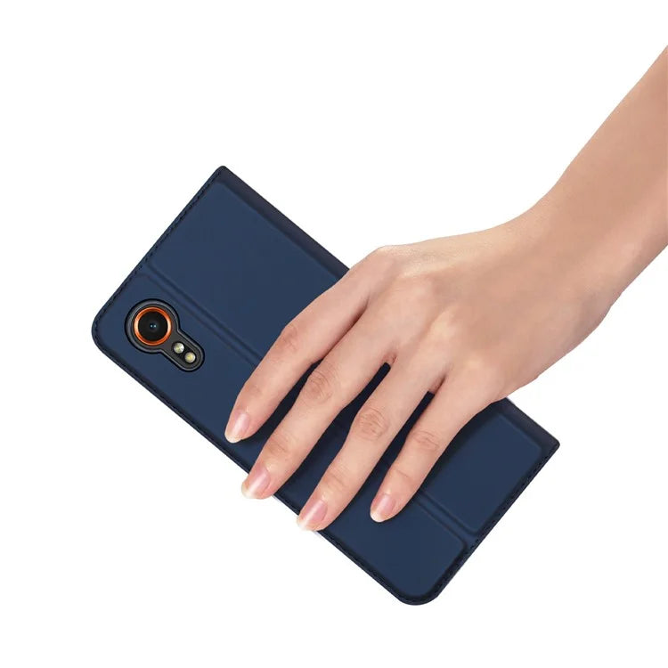 DUX DUCIS Skin Pro Series For Samsung Galaxy Xcover 7 Case PU Leather Card Slot Phone Shell