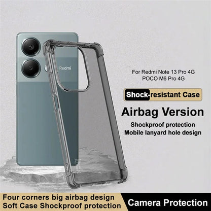 IMAK For Xiaomi Redmi Note 13 Pro 4G / Poco M6 Pro 4G Case Anti-drop TPU Phone Shell