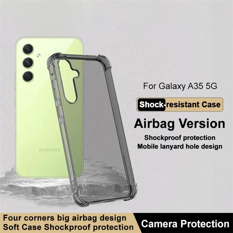 IMAK Case for Samsung Galaxy A35 5G Cover Shockproof TPU Phone Shell