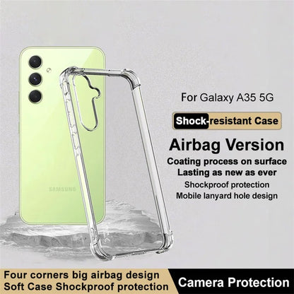 IMAK Case for Samsung Galaxy A35 5G Cover Shockproof TPU Phone Shell