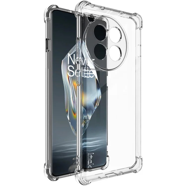 IMAK For OnePlus Ace 3 5G / 12R 5G TPU Case HD Clear Fully Wrapped Back Shell