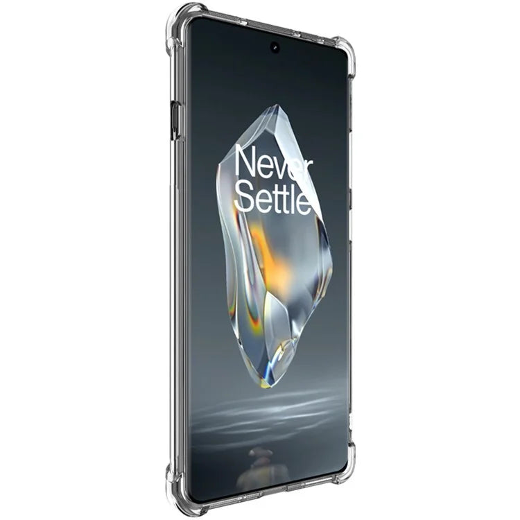 IMAK For OnePlus Ace 3 5G / 12R 5G TPU Case HD Clear Fully Wrapped Back Shell