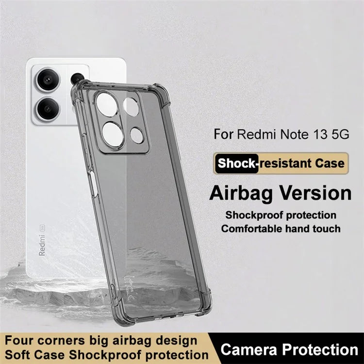 IMAK For Xiaomi Redmi Note 13 5G Case Drop-resistant TPU Phone Protective Cover