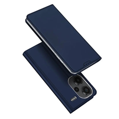 DUX DUCIS Skin Pro Series For Xiaomi Redmi Note 13 Pro+ 5G Magnetic Phone Case Leather Card Slot Cover