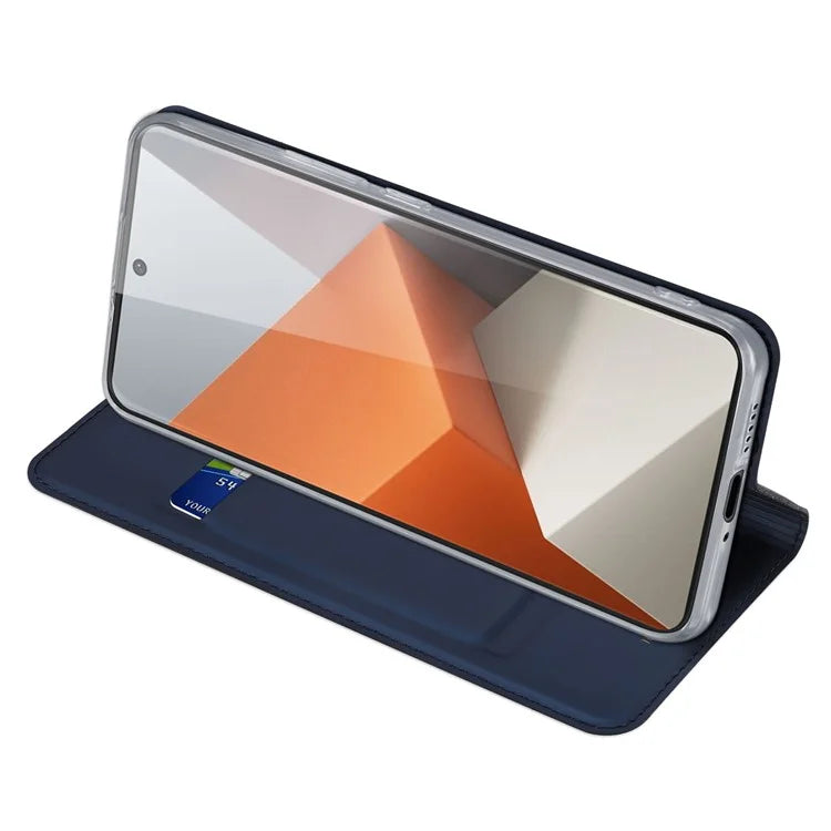 DUX DUCIS Skin Pro Series For Xiaomi Redmi Note 13 Pro+ 5G Magnetic Phone Case Leather Card Slot Cover