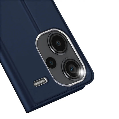 DUX DUCIS Skin Pro Series For Xiaomi Redmi Note 13 Pro+ 5G Magnetic Phone Case Leather Card Slot Cover
