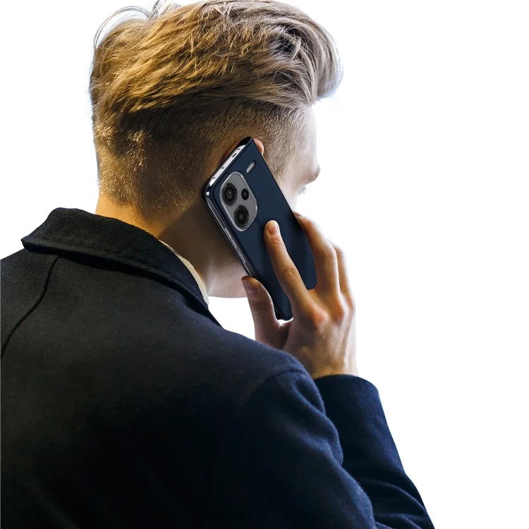 DUX DUCIS Skin Pro Series For Xiaomi Redmi Note 13 Pro+ 5G Magnetic Phone Case Leather Card Slot Cover
