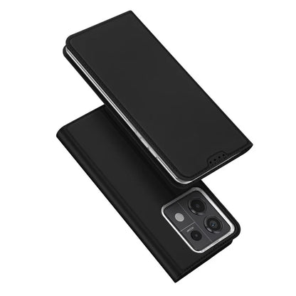 DUX DUCIS Skin Pro Series For Xiaomi Redmi Note 13 Pro 5G / Poco X6 5G Case Leather Flip Stand Card Holder Cover