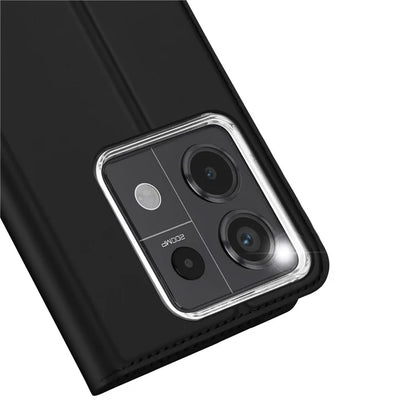 DUX DUCIS Skin Pro Series For Xiaomi Redmi Note 13 Pro 5G / Poco X6 5G Case Leather Flip Stand Card Holder Cover