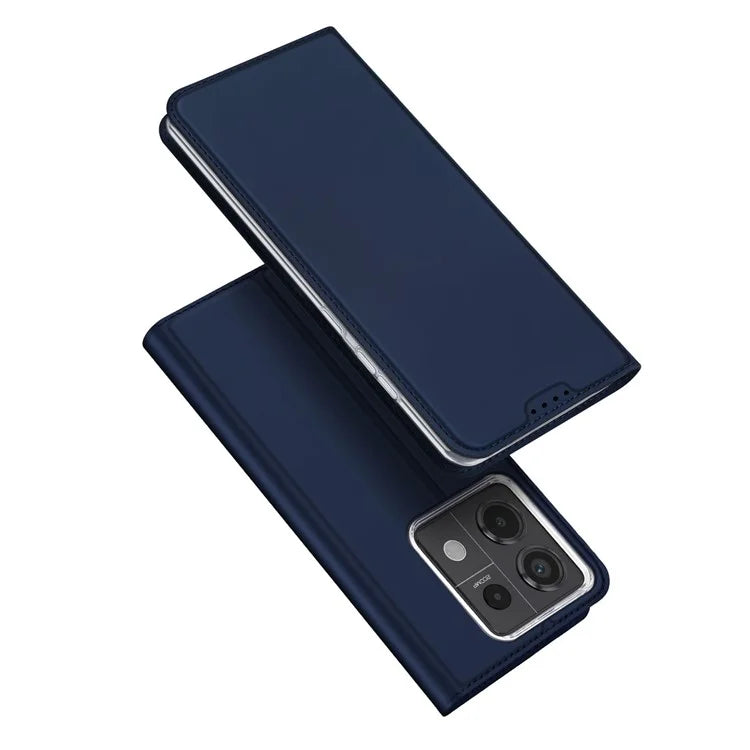 DUX DUCIS Skin Pro Series For Xiaomi Redmi Note 13 Pro 5G / Poco X6 5G Case Leather Flip Stand Card Holder Cover