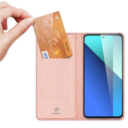 DUX DUCIS Skin Pro Series For Xiaomi Redmi Note 13 4G Case Magnetic Card Slot Phone Protector