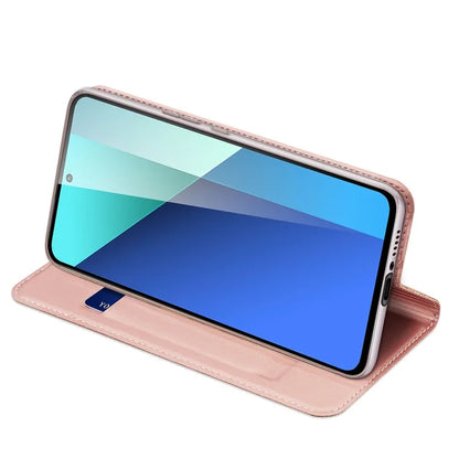 DUX DUCIS Skin Pro Series For Xiaomi Redmi Note 13 4G Case Magnetic Card Slot Phone Protector