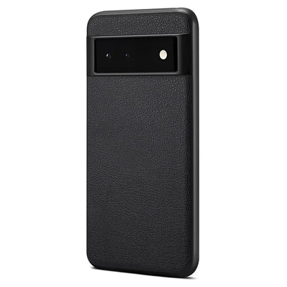 For Google Pixel 6 Phone Case PU Leather+PC+TPU Cover Calf Texture