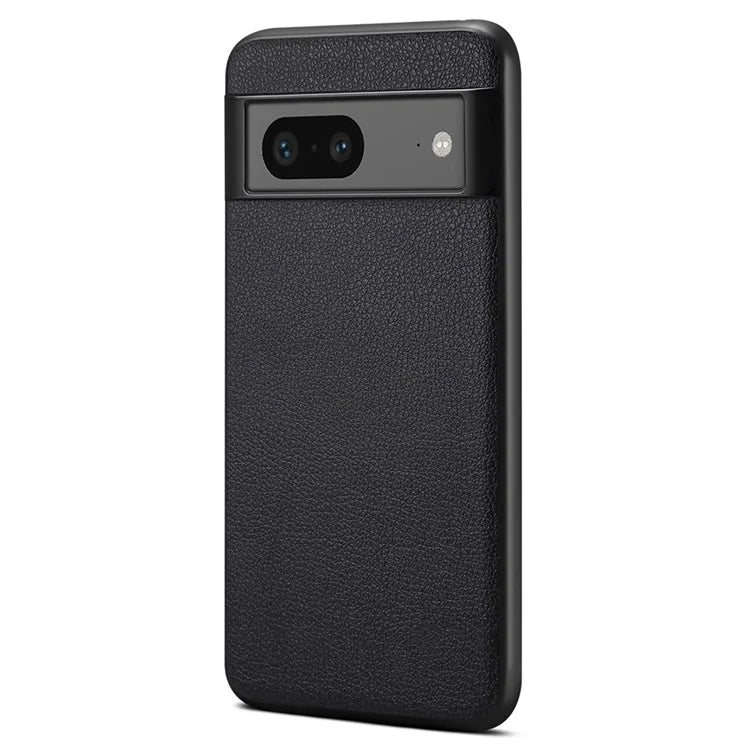 For Google Pixel 7a Phone Case PU Leather Coated PC+TPU Shockproof Cover