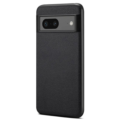 For Google Pixel 7a Phone Case PU Leather Coated PC+TPU Shockproof Cover