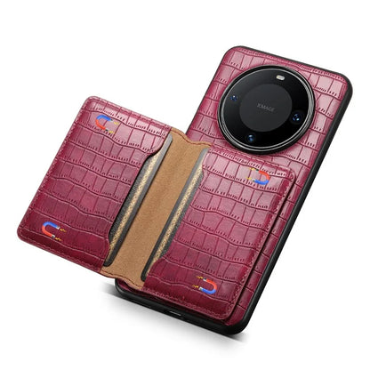 For Huawei Mate 60 Pro / Mate 60 Pro+ Phone Case Crocodile Texture Protective Cover with Card Holder