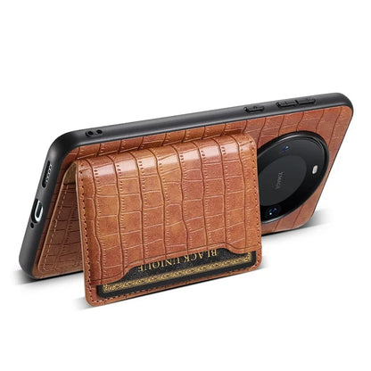 For Huawei Mate 60 Pro / Mate 60 Pro+ Phone Case Crocodile Texture Protective Cover with Card Holder