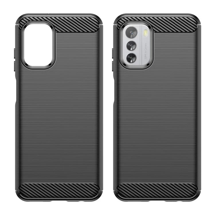 For Nokia G60 5G Case Carbon Fiber Texture Anti-Dust TPU Phone Shell