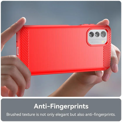 For Nokia G60 5G Case Carbon Fiber Texture Anti-Dust TPU Phone Shell