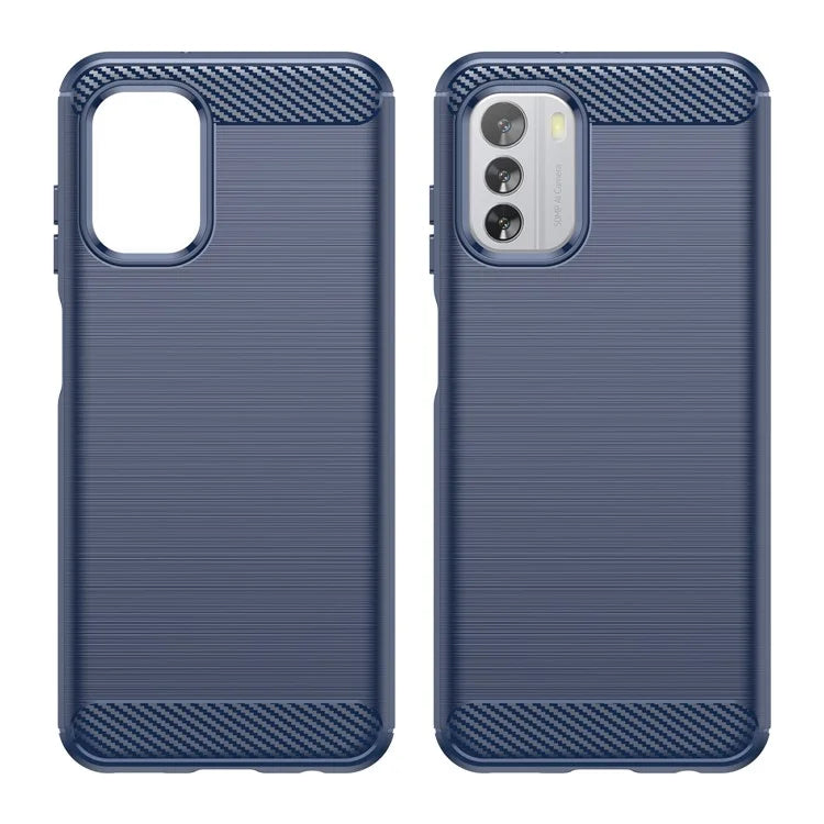 For Nokia G60 5G Case Carbon Fiber Texture Anti-Dust TPU Phone Shell