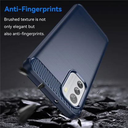 For Nokia G60 5G Case Carbon Fiber Texture Anti-Dust TPU Phone Shell