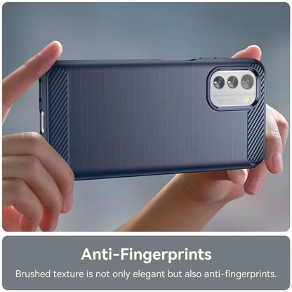 For Nokia G60 5G Case Carbon Fiber Texture Anti-Dust TPU Phone Shell