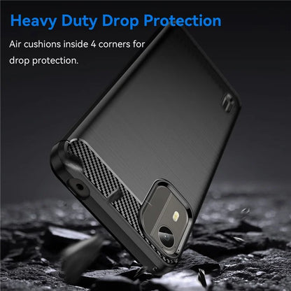 For Nokia C12 Pro / C12 Plus Cover Dustproof TPU Brushed Phone Case