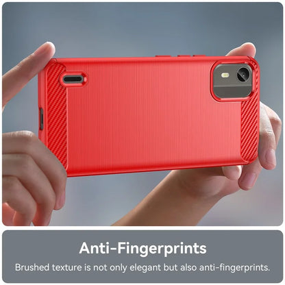 For Nokia C12 Pro / C12 Plus Cover Dustproof TPU Brushed Phone Case