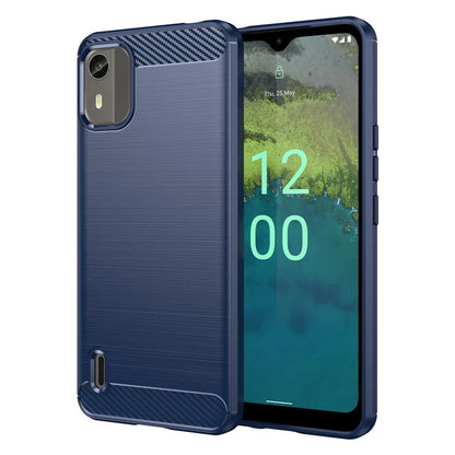 For Nokia C12 Pro / C12 Plus Cover Dustproof TPU Brushed Phone Case