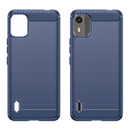 For Nokia C12 Pro / C12 Plus Cover Dustproof TPU Brushed Phone Case