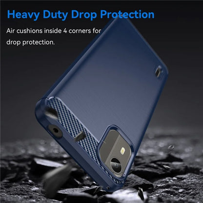 For Nokia C12 Pro / C12 Plus Cover Dustproof TPU Brushed Phone Case