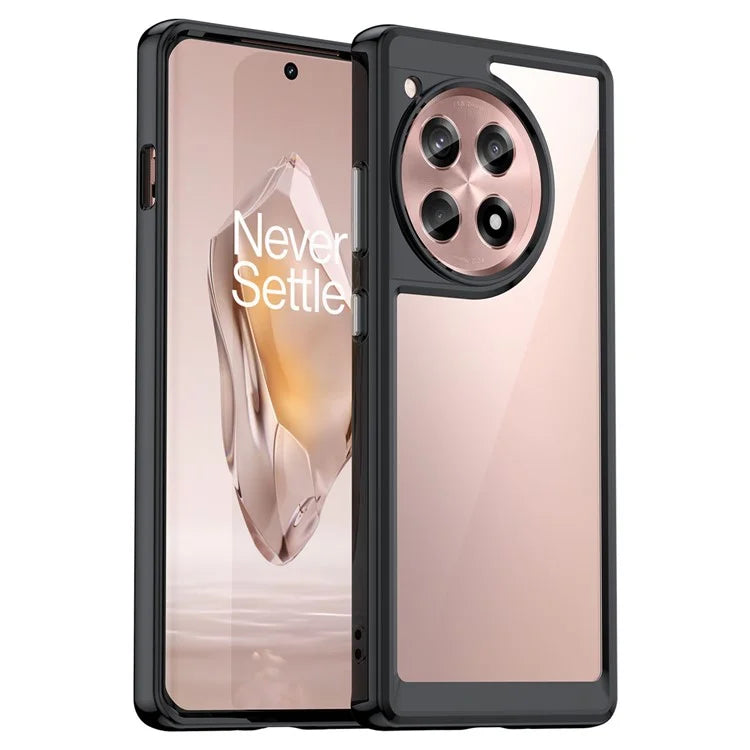 For OnePlus 12R 5G / Ace 3 5G Case TPU+Acrylic Protective Phone Cover