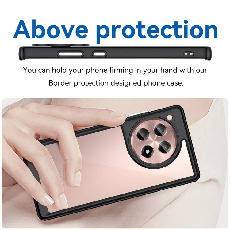 For OnePlus 12R 5G / Ace 3 5G Case TPU+Acrylic Protective Phone Cover