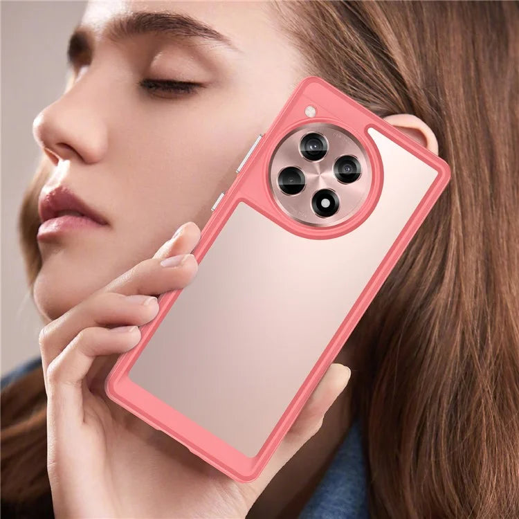 For OnePlus 12R 5G / Ace 3 5G Case TPU+Acrylic Protective Phone Cover