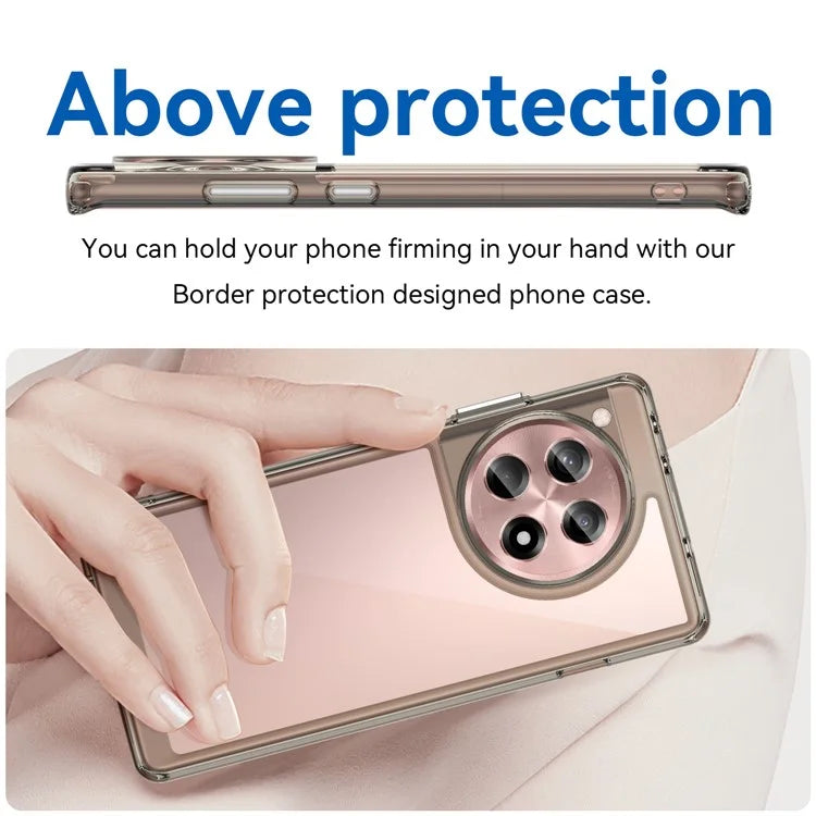 For OnePlus 12R 5G / Ace 3 5G Case TPU+Acrylic Protective Phone Cover