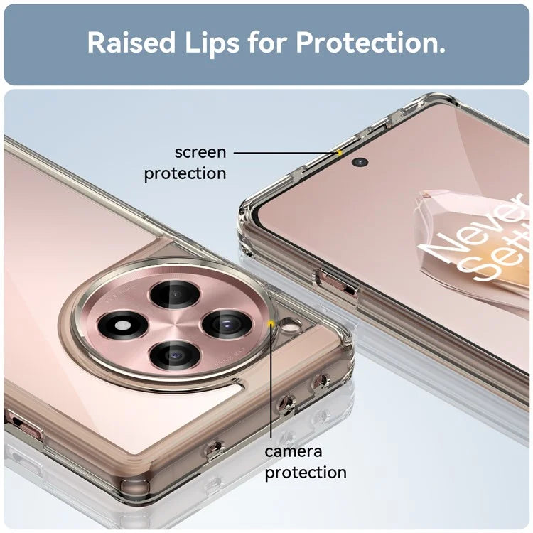 For OnePlus 12R 5G / Ace 3 5G Case TPU+Acrylic Protective Phone Cover