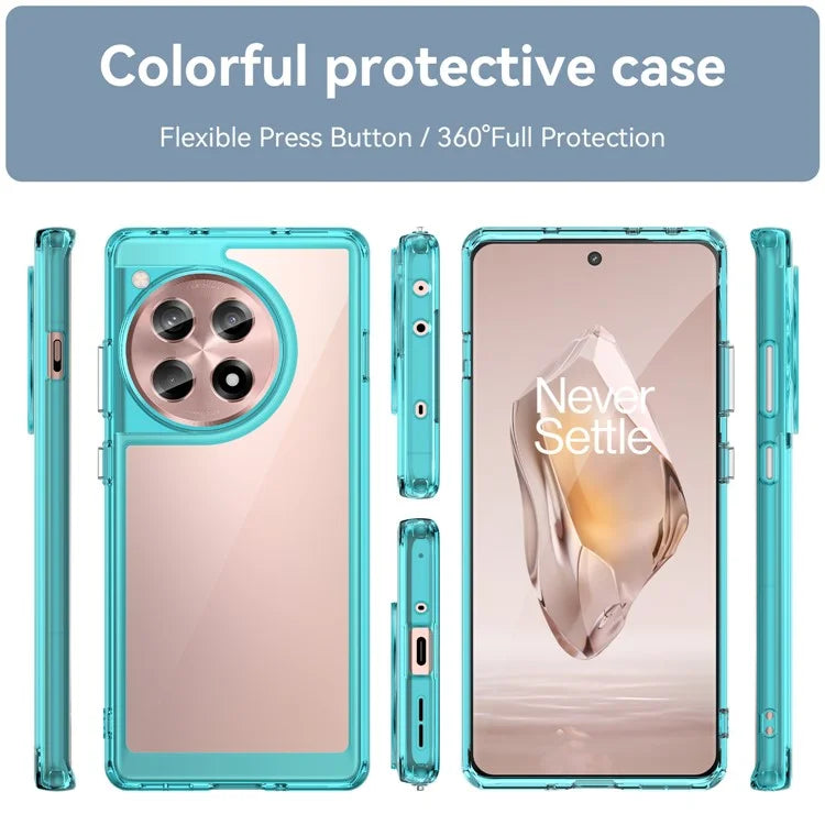 For OnePlus 12R 5G / Ace 3 5G Case TPU+Acrylic Protective Phone Cover