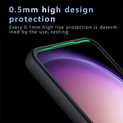 For 	Samsung Galaxy A25 5G (Global) (161.0 x 76.5 x 8.3mm) Case Frosted Slim-Fit TPU+PC Cover