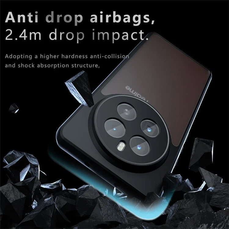 For Realme GT5 Pro 5G Case Anti-scratch TPU+PC Phone Guard Cover