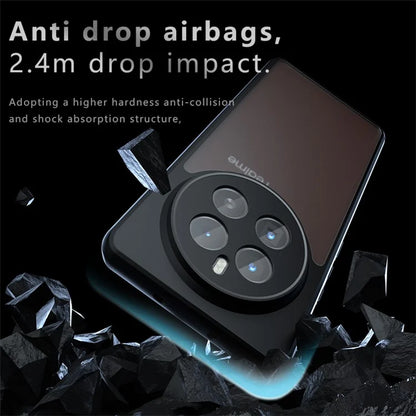 For Realme GT5 Pro 5G Case Anti-scratch TPU+PC Phone Guard Cover