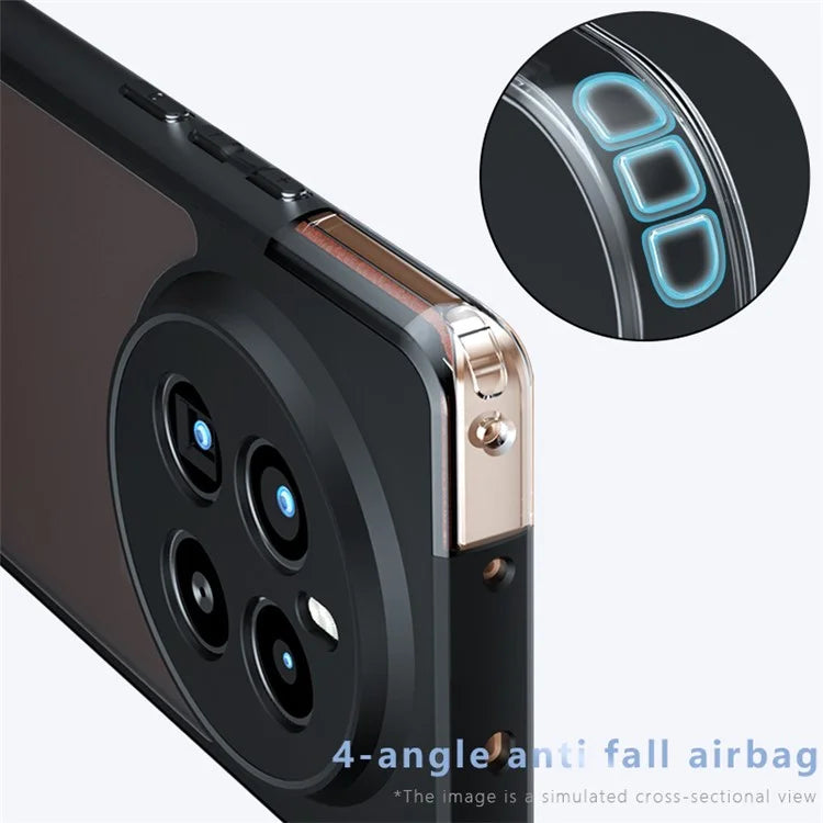 For Realme GT5 Pro 5G Case Anti-scratch TPU+PC Phone Guard Cover