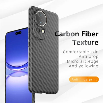 For Huawei nova 12 Pro 5G / nova 12 Ultra 5G Case Splicing Color Carbon Fiber Texture Protective Shell