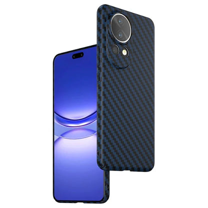 For Huawei nova 12 Pro 5G / nova 12 Ultra 5G Case Splicing Color Carbon Fiber Texture Protective Shell