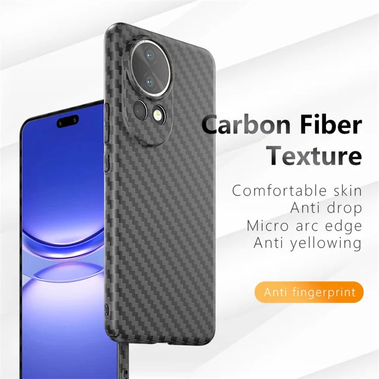 For Huawei nova 12 Pro 5G / nova 12 Ultra 5G Case Splicing Color Carbon Fiber Texture Protective Shell