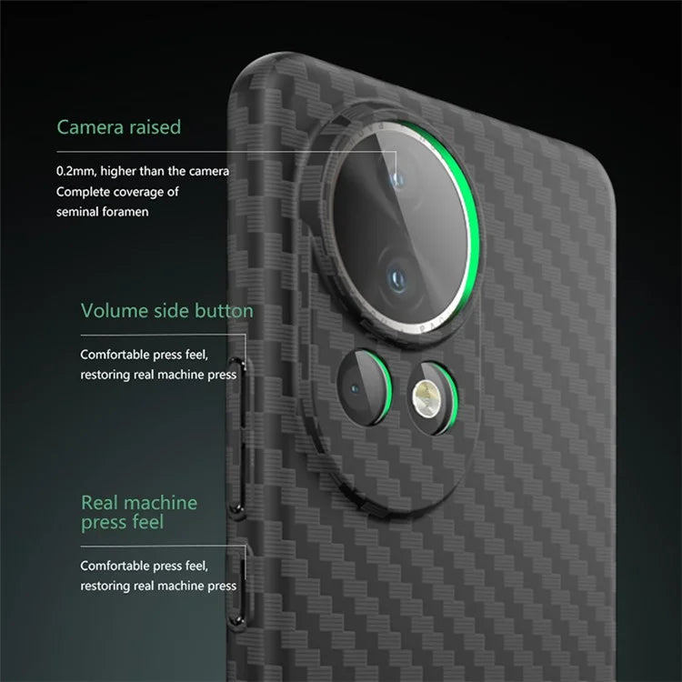 For Huawei nova 12 Pro 5G / nova 12 Ultra 5G Case Splicing Color Carbon Fiber Texture Protective Shell