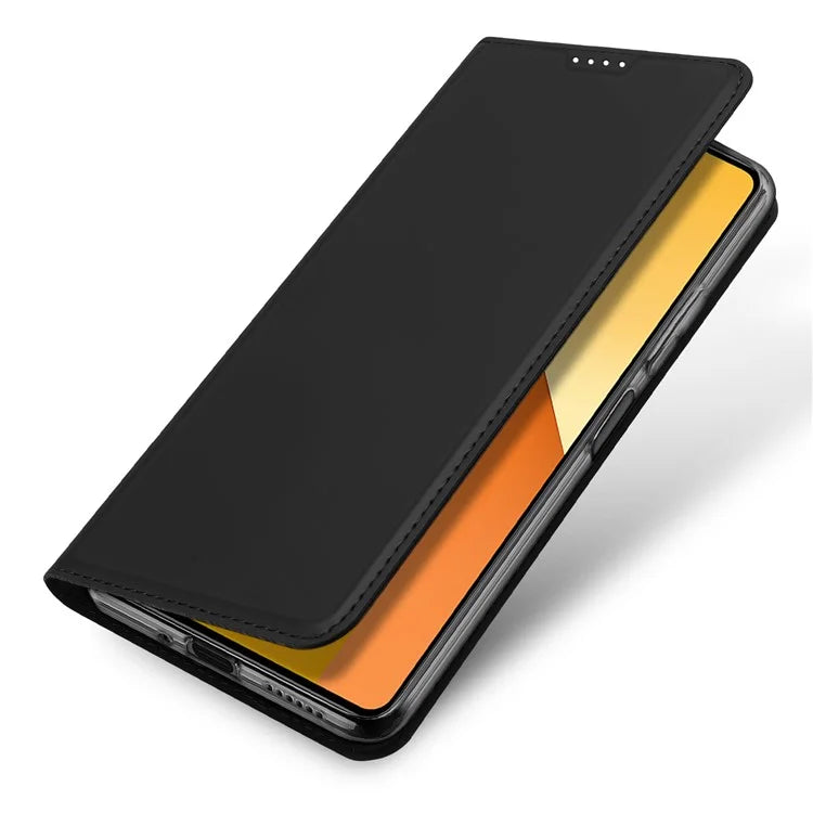 DUX DUCIS Skin Pro Series For Xiaomi Redmi Note 13 5G Cell Phone Case Card Slots PU Leather Cover
