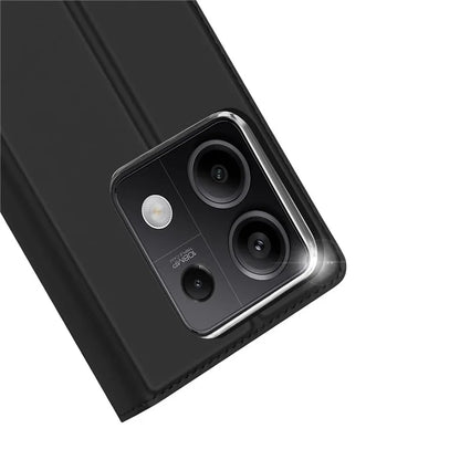 DUX DUCIS Skin Pro Series For Xiaomi Redmi Note 13 5G Cell Phone Case Card Slots PU Leather Cover