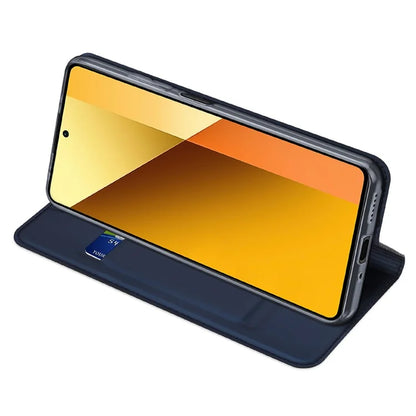 DUX DUCIS Skin Pro Series For Xiaomi Redmi Note 13 5G Cell Phone Case Card Slots PU Leather Cover