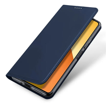 DUX DUCIS Skin Pro Series For Xiaomi Redmi Note 13 5G Cell Phone Case Card Slots PU Leather Cover